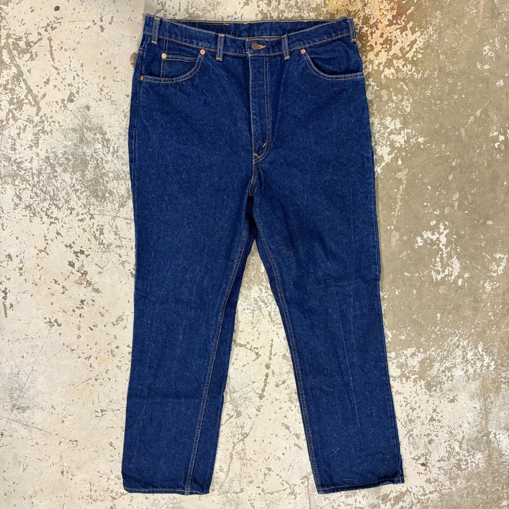 MADE IN CANADA 90’s Vintage Levi’s 619 High Waist Straight Orange Tab W38 L32